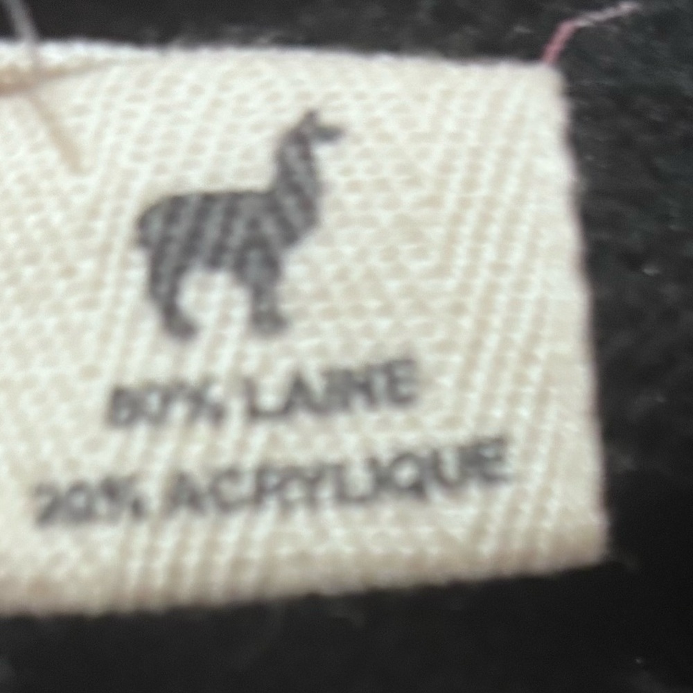 Wool winter Jacket sweater with warm soft lining Y2K Handmade in Ecuador - Picture 6 of 6